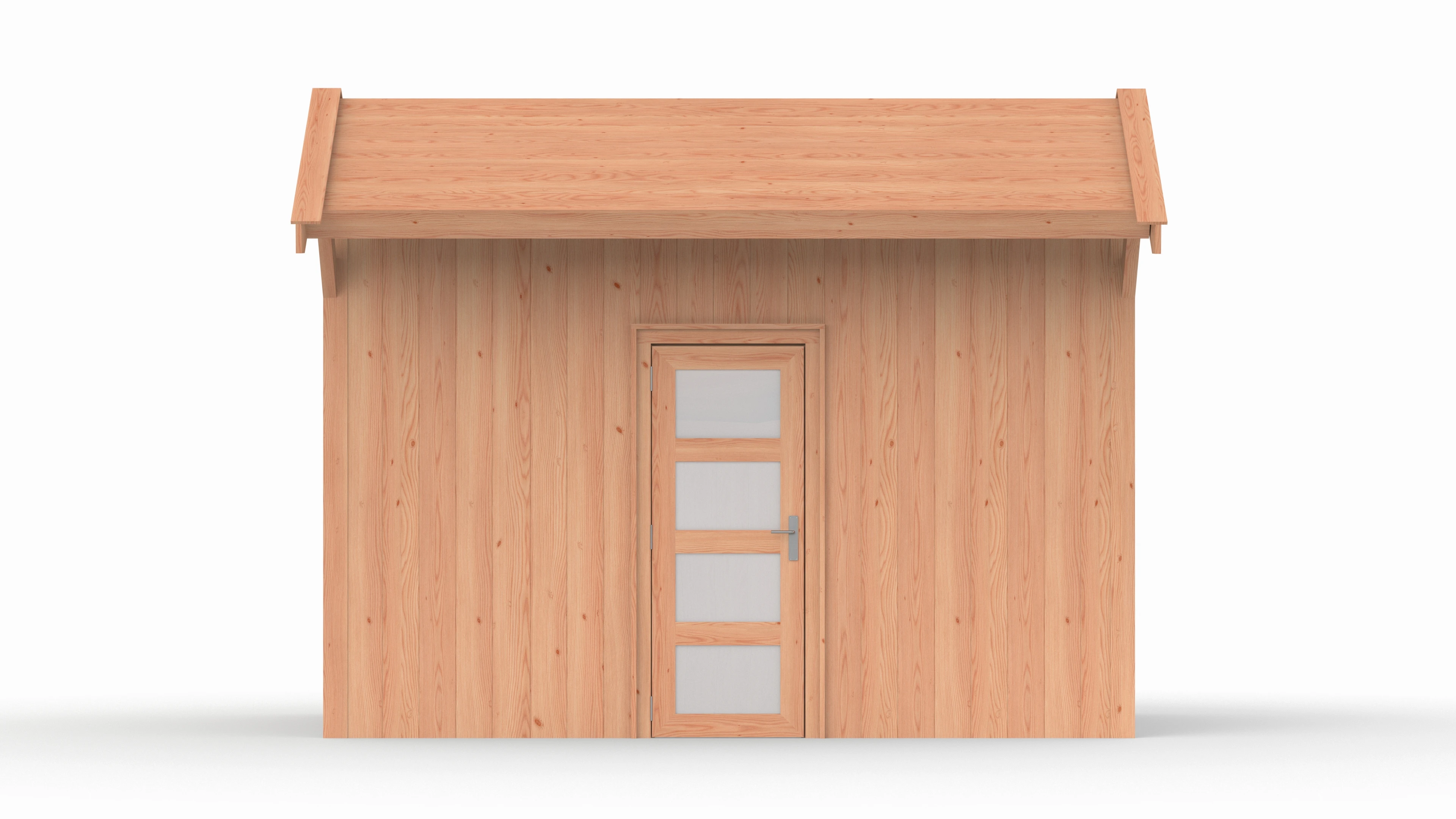 Douglas kapschuur, 400 x 300, met schuur en achterwand, Westwood Comfort - Afbeelding 4